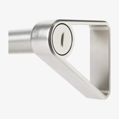 John Lewis Umbra Covert Extendable Curtain Pole Kit, Satin Nickel, Dia.25mm