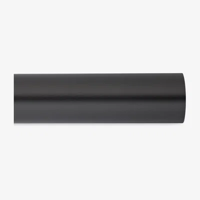 John Lewis John Lewis & Partners Satin Black Curtain Pole, L180cm x Dia.28mm