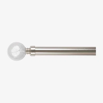 The Range Clover Bubble Curtain Pole - Satin SIlver / 120cm