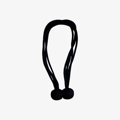 The Range Black Matt Ball Magnet Tieback - Black