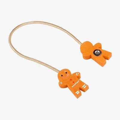 The Range Gingerbread Magnetic Tie Backs - Orange