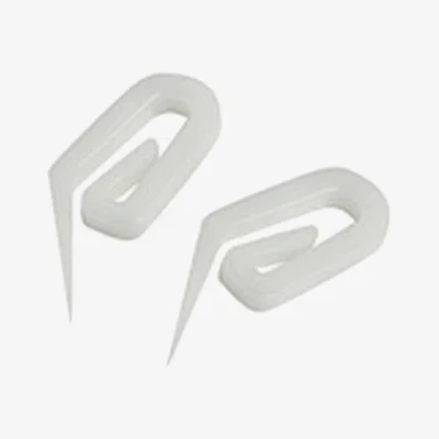 The Range Plastic Curtain Hooks - White / 50