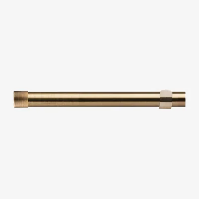 The Range 16-19mm Fenton Extendable Eyelet Metal Curtain Pole Set - Antique Brass