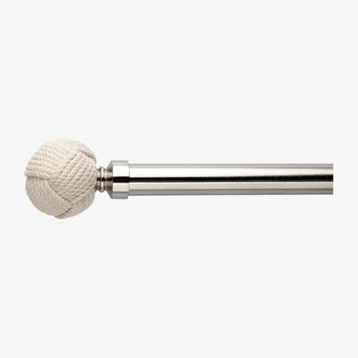 The Range Victoria Curtain Pole - Ivory / 170cm