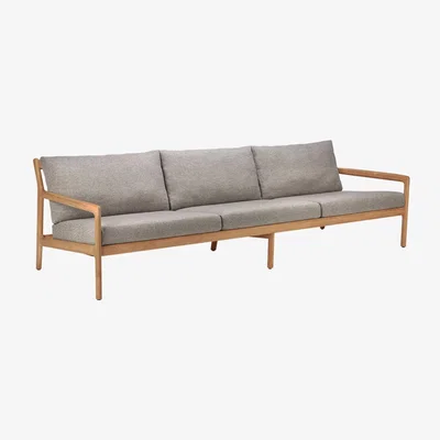 Amara Ethnicraft - Jack Outdoor Sofa Seater - Teak/Mocha - Three Seater