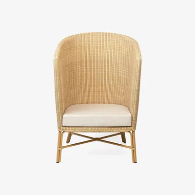 Amara Made Goods - Dunley Outdoor Lounge Chair - Natural Wicker