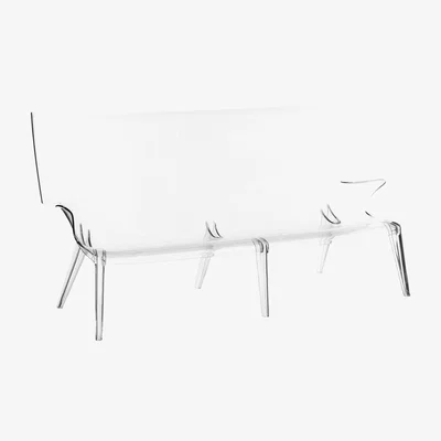 Amara Kartell - Uncle Jim Sofa - Crystal