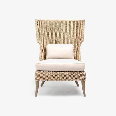 Amara Made Goods - Arla Lounge Chair - Natural Twisted Rope