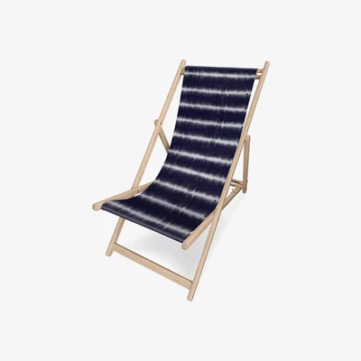 Amara PODEVACHE - Ride Or Dye Deck Chair - Navy/White