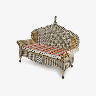 Amara MacKenzie-Childs - Courtyard Outdoor Love Seat - Multi