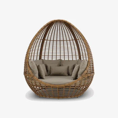 Barker and Stonehouse Branca Day Bed, Rattan, Brown | Barker & Stonehouse