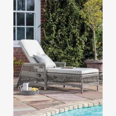 Marks & Spencer Gallery Direct Menton Country Outdoor Lounger Natural
