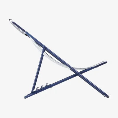 Nordic Nest Lafuma Maxi Transat sun lounger Rayures Blue