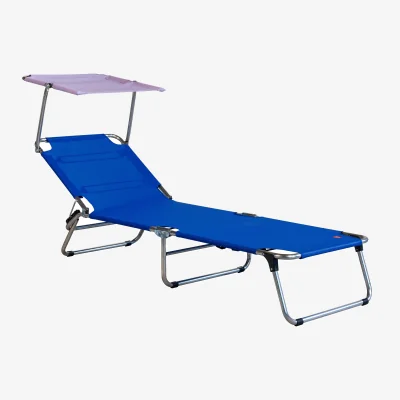 Nordic Nest Fiam Amigo Top Pop sun lounger Royal blue-lilac