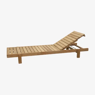 Nordic Nest Cane-line Vista sun lounger Teak