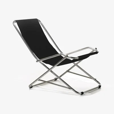 Nordic Nest Fiam Dondolina sun lounger Black