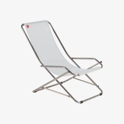 Nordic Nest Fiam Dondolina sun lounger White-grey