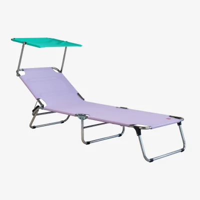 Nordic Nest Fiam Amigo Top Pop sun lounger Lilac-aqua green