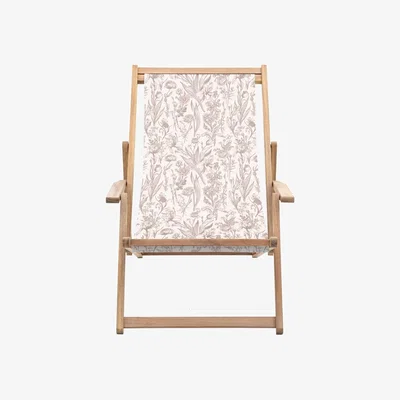 Olivia's Gallery Interiors Outdoor Cino Deck Chair in Clay Flora