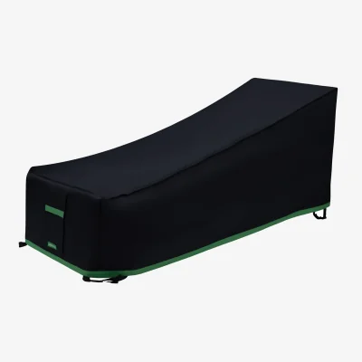 The Range Outdoor Waterproof Sun Lounger Cover with Buckle Strap - Black