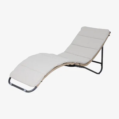 The Range Oxford Sun Lounger - Cream