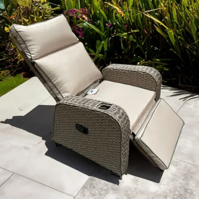 The Range Madrid Rattan Sun Lounger  - lazyboy