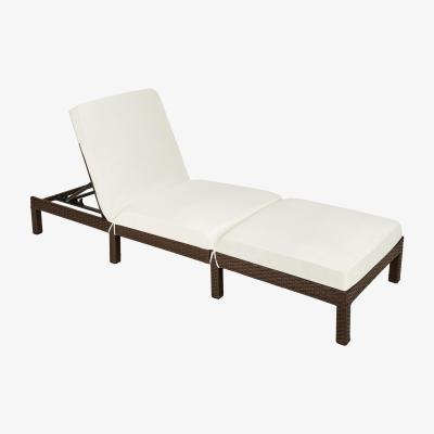 The Range Sun Lounger Sofia Rattan - Brown