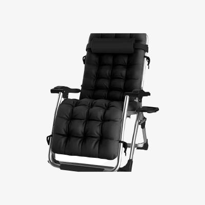 The Range Luxury Recliner Wide Gravity Chairs with Cushions and Cup Holder - Black / 2