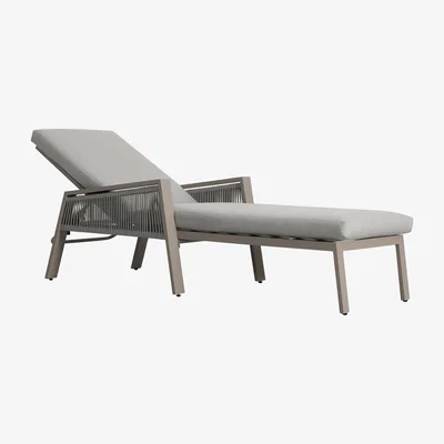 The Range Suntime Hopetown Rope Sunlounger - Taupe