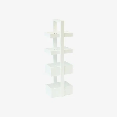 Amara Mt. Fuji Bathroom Caddy - White
