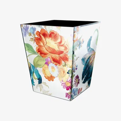 Amara MacKenzie-Childs - Flower Market Reflections Waste Bin