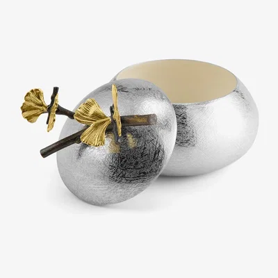 Amara Michael Aram - Butterfly Ginkgo Keepsake Box - Silver