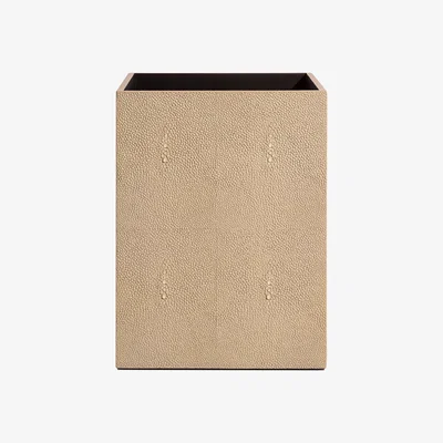 Amara Chelsea Waste Basket - Shagreen Natural