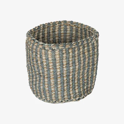 Amara The Basket Room - Liwe Basket - Grey/Natural/White - Small