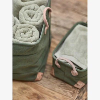 Amara Lubin Storage Basket - Sage Green - Medium