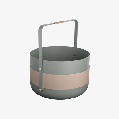 Amara Eldvarm - Emma Wood Basket - Lichen