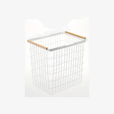 Amara Tosca White Laundry Basket