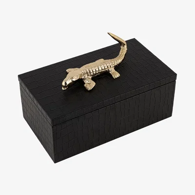 Amara Luxe - Crocodile Trinket Box