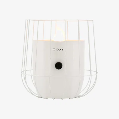 Amara Cosi - Cosiscoop Basket Fire Lantern - White