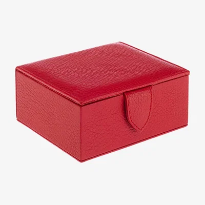 Amara Rapport - Sussex Leather Trinket Box - Red