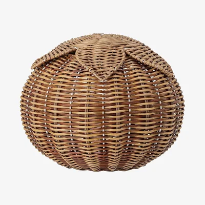 Amara Bloomingville - Hea Rattan Basket with Lid - Brown
