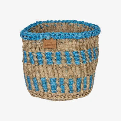 Amara The Basket Room - Mzima Basket - Dusky Blue - Small
