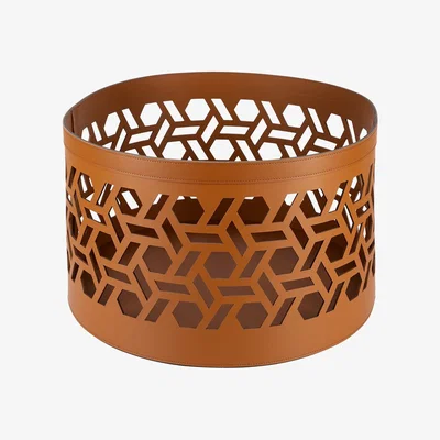 Amara Rudi - Vienna Round Basket - Small - Cognac