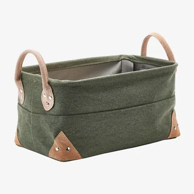 Amara Aquanova - Lubin Storage Basket - Sage Green - Small