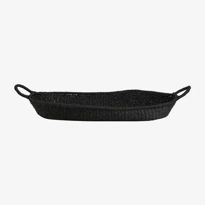 Amara Nordal - Porto Basket with Handle - Black - Large