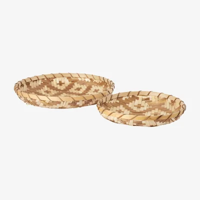 Amara Pedro Bamboo Baskets- Set of 2