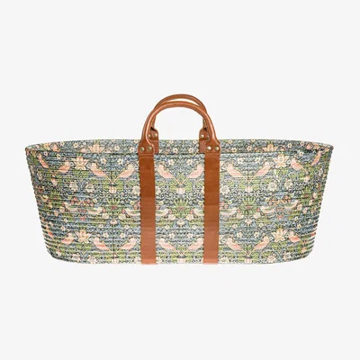 Amara DockAtot - Dream Weaver Moses Basket - Strawberry Thief
