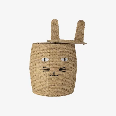 Amara Bloomingville - Nelle Basket with Lid - Natural