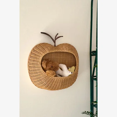 Anthropologie Ferm Living Apple Braided Wall Pocket