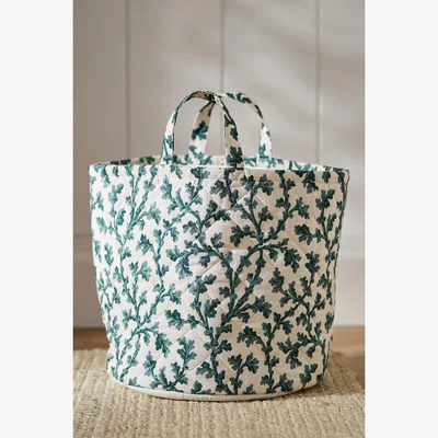 Anthropologie Irena Quilted Basket